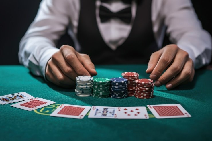Studio live dealer royalplay dengan meja HD dan dealer profesional